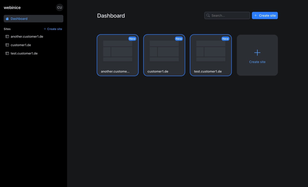 synced domains in webinice